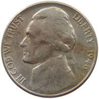 UNITED STATES OF AMERICA NICKEL 1946 S JEFFERSON #s063 1003 - 1938-…: Jefferson