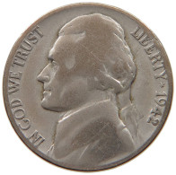 UNITED STATES OF AMERICA NICKEL 1942 P JEFFERSON #a044 0671 - 1938-…: Jefferson