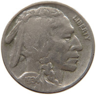 UNITED STATES OF AMERICA NICKEL 1934 BUFFALO #a090 0001 - 1913-1938: Buffalo