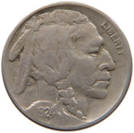 UNITED STATES OF AMERICA NICKEL 1924 BUFFALO #c008 0203 - 1913-1938: Buffalo