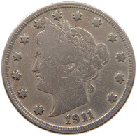 UNITED STATES OF AMERICA NICKEL 1911 LIBERTY #a061 0565 - 1883-1913: Liberty (Liberté)