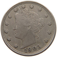 UNITED STATES OF AMERICA NICKEL 1905 LIBERTY #c036 0583 - 1883-1913: Liberty (Libertà)