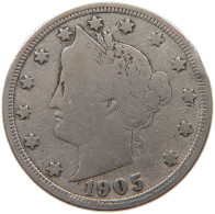 UNITED STATES OF AMERICA NICKEL 1905 LIBERTY #a017 0773 - 1883-1913: Liberty