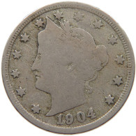 UNITED STATES OF AMERICA NICKEL 1904 LIBERTY #c012 0231 - 1883-1913: Liberty