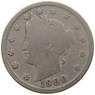 UNITED STATES OF AMERICA NICKEL 1900 LIBERTY #a050 0095 - 1883-1913: Liberty (Libertà)