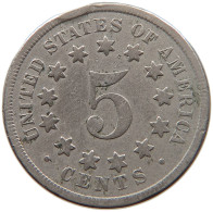 UNITED STATES OF AMERICA NICKEL 1869 SHIELD #t143 0355 - 1866-83: Shield