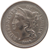 UNITED STATES OF AMERICA NICKEL 1866  #c059 0001 - 1866-83: Shield (Écusson)