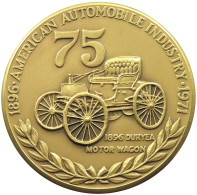 UNITED STATES OF AMERICA MEDAL 1971 AMERICAN AUTOMOBILE INDUSTRY #sm01 0485 - Autres & Non Classés