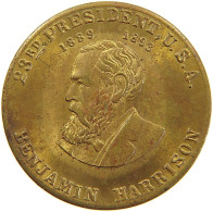 UNITED STATES OF AMERICA JETON  BENJAMIN HARRISON 1889-1893 #c056 0207 - Autres & Non Classés