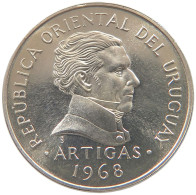 URUGUAY 5 PESOS 1968 URUGUAY 5 PESOS 1968 PATTERN SILVER #alb054 0309 - Uruguay