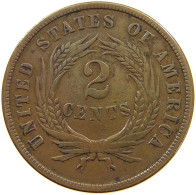 UNITED STATES OF AMERICA TWO CENTS 1865  #t086 0135 - E.Cents De 2, 3 & 20