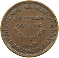 UNITED STATES OF AMERICA TOKEN 1837 TOKEN 1837 CHATHAM SQUARE NEW YORK #t114 0201 - Altri & Non Classificati