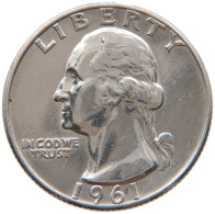 UNITED STATES OF AMERICA QUARTER 1961 D WASHINGTON #t162 0149 - 1932-1998: Washington