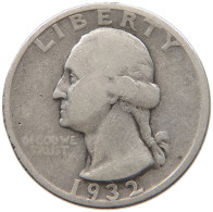 UNITED STATES OF AMERICA QUARTER 1932 S WASHINGTON #c017 0649 - 1932-1998: Washington