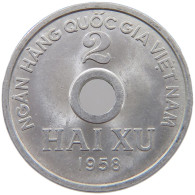 VIETNAM 2 XU 1958  #a089 0065 - Viêt-Nam