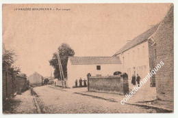 CPA La Bruyère Beauvechain - Rue Longue - Circulée 1938 - Divisée - Edit J. Rosseels-Henry - A Destination De Flawinne - Beauvechain