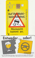 ALEMANIA. S108/93.06. Bundesministerium Für Verkehr 2 - Auf Ihr Wohl 2. 04-1993. 4306 ON BOTTOM. (620) - S-Reeksen : Loketten Met Reclame Van Derden