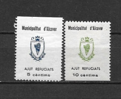 LOTE 2112 E  ///  (C160)  ALCOVER   AJUT REFUGIATS  *MH    ¡¡¡ LIQUIDATION - JE LIQUIDE !!! - Spanish Civil War Labels