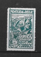 LOTE 2112 F  ///  (C080) MONTCADA I REIXAC TERUEL POR LA VICTORIA *MH    ¡¡¡ LIQUIDATION - JE LIQUIDE !!! - Verschlussmarken Bürgerkrieg