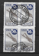 LOTE 1892  ///    PRO - MONTEPIO IBERIA 50 CTOS  CON MATASELLO COMPLETO  BLOQ DE 4  ¡¡¡ LIQUIDATION - JE LIQUIDE !!! - Charity