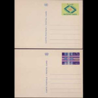 UN-GENEVA 1977 - Pre-stamped Card-Emblem - Brieven En Documenten