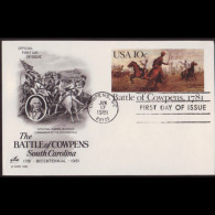 U.S.A. 1981 - Samped Card-Cowpens Battle - Brieven En Documenten