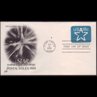 U.S.A. 1981 - Stamped Cover-U593 Star - Cartas & Documentos