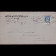 NORWAY 1926 - Cover Used-93 Postal Horn 40o - Cartas & Documentos