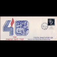 ISRAEL 1983 - Comm.Cover-Martyrs Day - Lettres & Documents