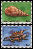 Samoa 1979 - Mi-Nr. 413-414 ** - MNH - Meeresschnecken / Marine Snails - Samoa Americana