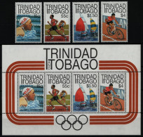 Trinidad & Tobago 1984 - Mi-Nr. 499-502 & Block 37 ** - MNH - Olympia - Trinité & Tobago (1962-...)