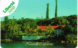 Nouvelle Caledonie Caledonia TELECARTE PHONECARD PREPAYEE LIBERTE 3000 F UT. Paysage Ile Des Pins Bagne Maison  EX 12/17 - Nouvelle-Calédonie