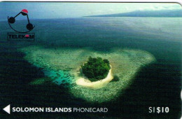 Salomon Salomons TELECARTE PHONECARD Anniversaire Bataille Guadalcanal 1942 Kasolo Island Kennedy Isla 10 Dollars Ut TBE - Isole Salomon