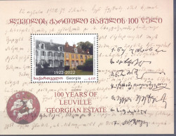 2022. Georgia, Centenary Of The Leuville Georgian Estate, S/s, Mint/** - Georgia