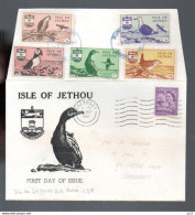 Isle Of Jethou  (Poste Privée) 2 Octobre 1961 - Local Issues