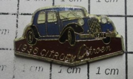 220 Pin's Pins / Beau Et Rare / AUTOMOBILES / CITROEN TRACTION AVANT BLEU NUIT 1936 - Citroën