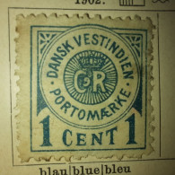 Westindien - Antillen - 1 Marke Von 1902  Gem. Scan - Denmark (West Indies)