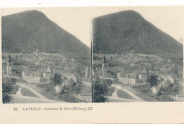 CPA (carte Stéréo LL N°22) - 22686- Suisse - Panorama De Coire -Livraison Offerte - Chur