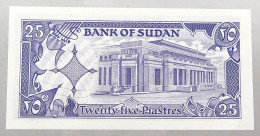 Sudan 25 Piastres 1985  #alb052 1007 - Soudan