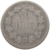 SWEDEN 50 ÖRE 1899 Oscar II. (1872-1907) #c052 0169 - Suède