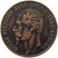 SWEDEN 5 ÖRE 1858 Oscar I. (1844-1859) #c050 0509 - Suède