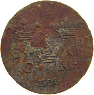 SWEDEN 5 ÖRE 1741 Frederick I (1720-1751) #c038 0165 - Suède