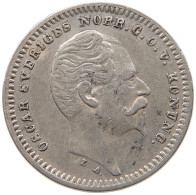 SWEDEN 25 ORE 1856 Oscar I. (1844-1859) #t118 1191 - Suède