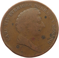 SWEDEN 2 SKILLING 1836 Karl XIV. Johann (1818-1844) #s046 0023 - Suède