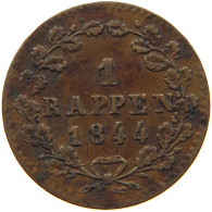 SWITZERLAND LUZERN RAPPEN 1844  #t108 0237 - Autres & Non Classés