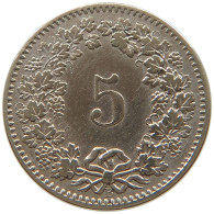 SWITZERLAND 5 RAPPEN 1876 SELTEN #t136 0269 - Autres & Non Classés