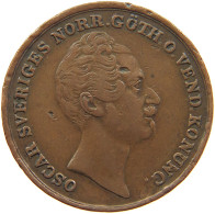 SWEDEN SKILLING 1850 Oscar I. (1844-1859) #t017 0185 - Suède