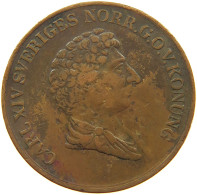 SWEDEN SKILLING 1837 Karl XIV. Johan (1818-1844) #t020 0047 - Suède