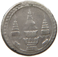 THAILAND 1/8 BAHT 1869  #t098 0093 - Thailand