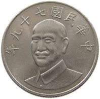 TAIWAN 10 DOLLARS 1990  #c077 0053 - Taiwan